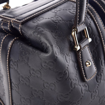 Gucci Guccissima Treasure Boston Black 16 of 18