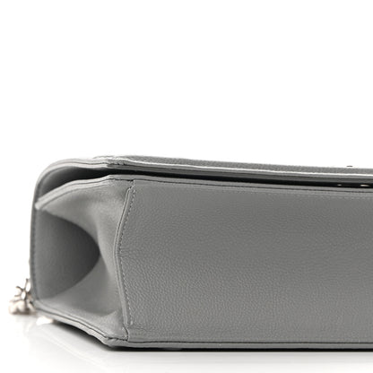 Christian Dior Grained Calfskin Medium Diorama Flap Bag Gris 9 of 11