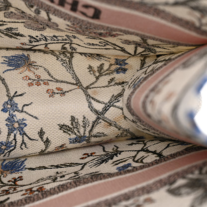 Christian Dior Canvas Embroidered Large Rosa Mutabilis Book Tote White Multicolor 11 of 11