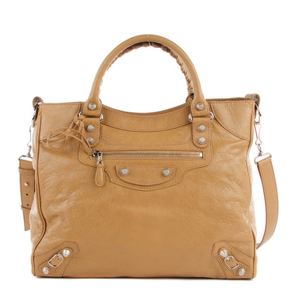 Balenciaga Agneau Giant 12 Silver Hardware Velo Beige Nougatine 1 of 12