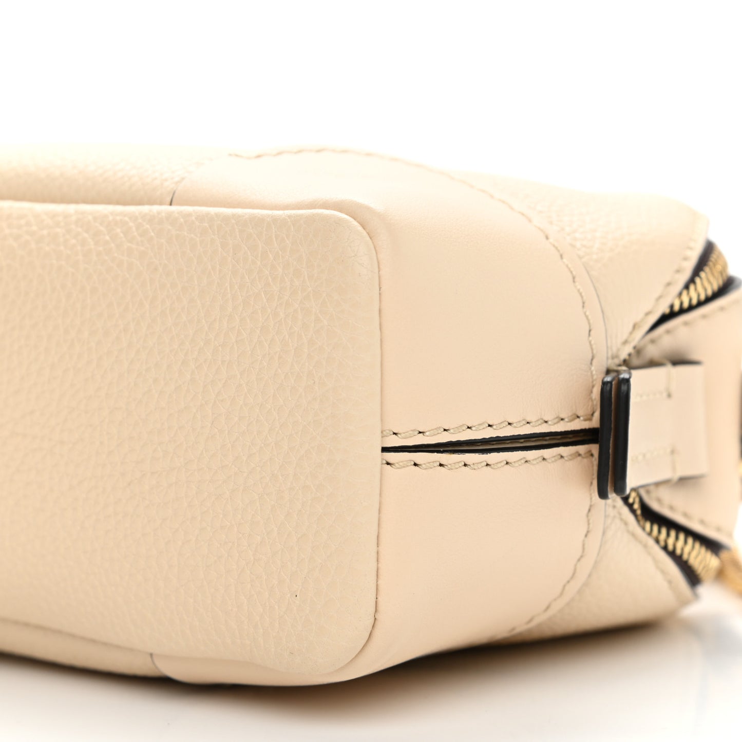 Calfskin Mini Daria Chain Bag Light Beige
