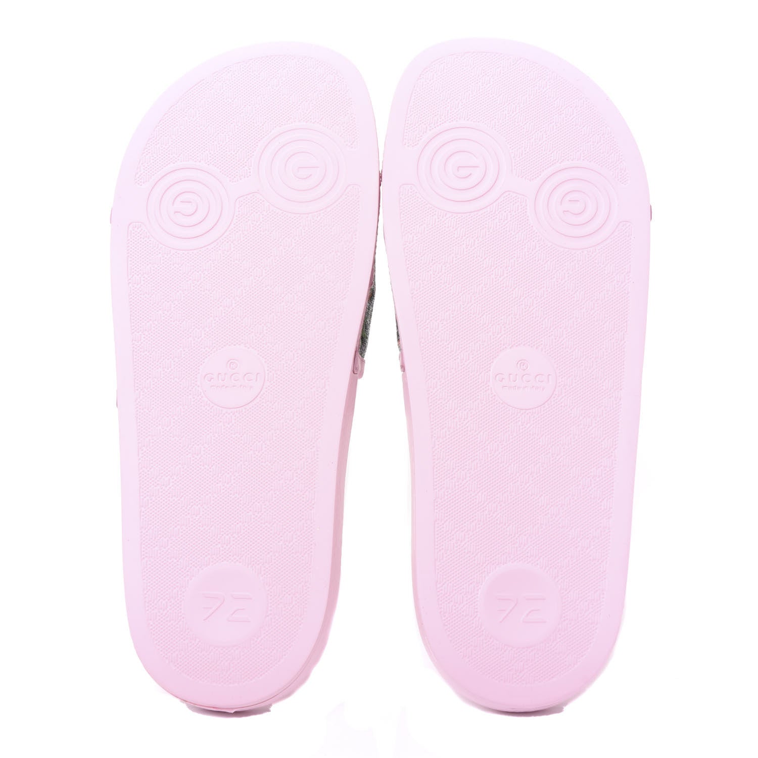 Gucci GG Supreme Monogram Psychedelic Slide Sandals 38 Black Multicolor Sugar Pink 5 of 8