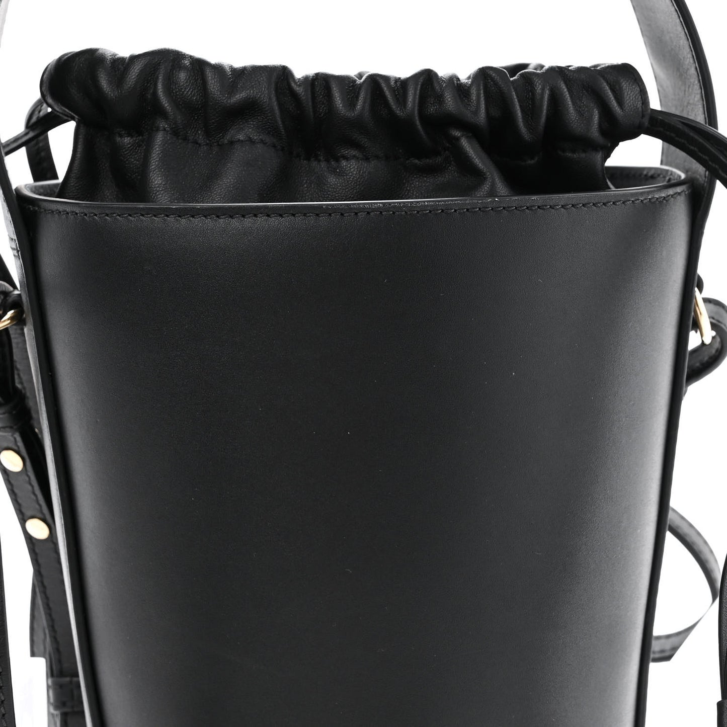 Calfskin Sense Bucket Bag Black