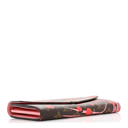 Louis Vuitton Monogram Jungle Dots Sarah Wallet Sugar Pink Poppy 4 of 6