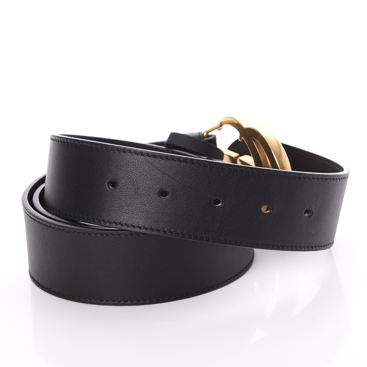 Gucci Calfskin Double G 40mm Belt 95 38 Black 4 of 14