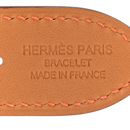 Hermes Epsom 42mm Apple Watch Single Tour Band Feu 5 of 10