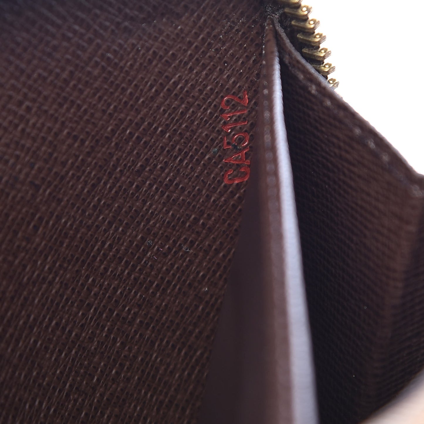 Damier Ebene Zippy Wallet