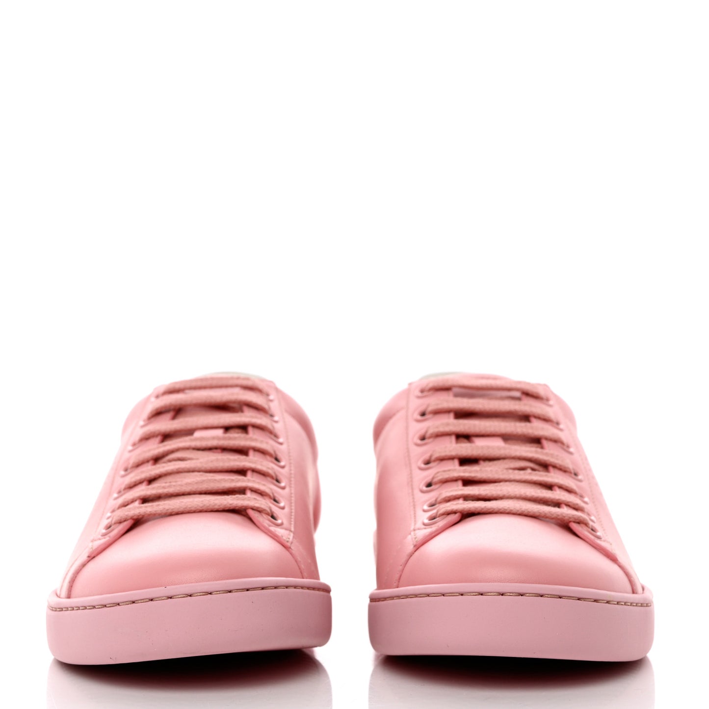 Calfskin Interlocking G Perforated Womens Ace Sneakers 37 Wild Rose Lapis