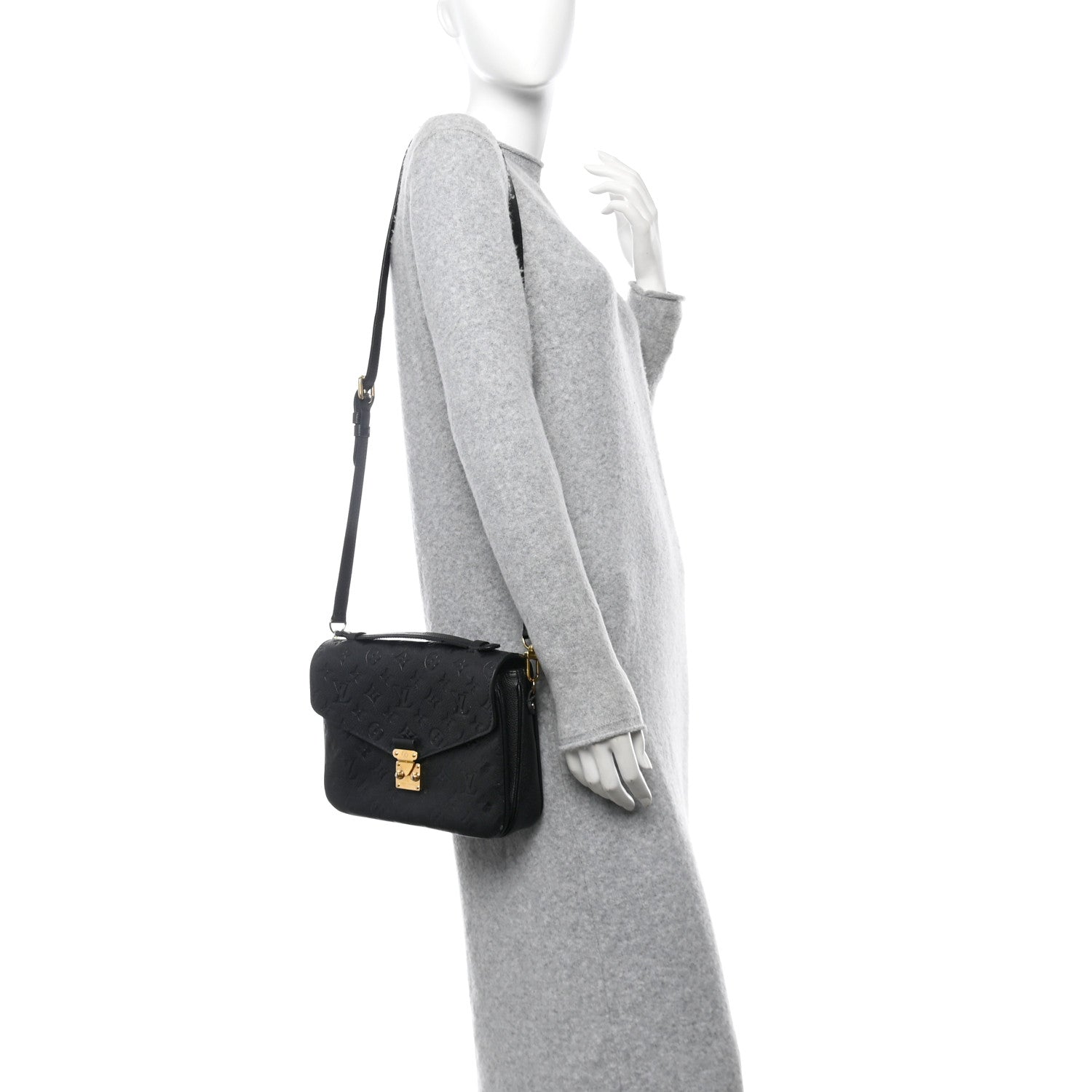 Louis Vuitton Empreinte Pochette Metis Black 2 of 15