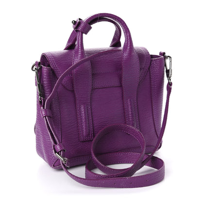 3.1 Phillip Lim 3.1 Textured Calfskin Mini Pashli Satchel Orchid 4 of 16