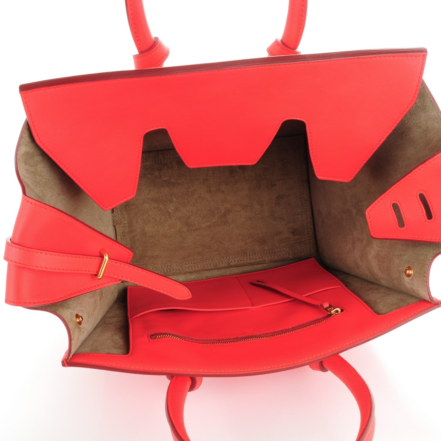 Celine Smooth Calfskin Mini Tie Knot Tote Alizarin 5 of 9