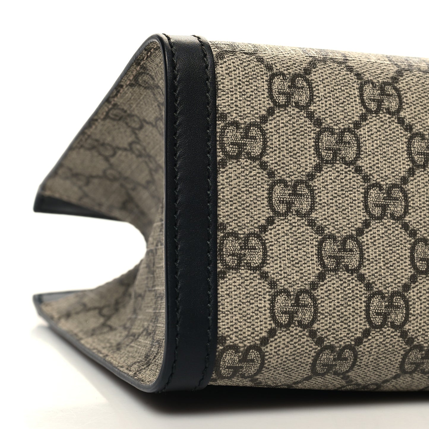 GG Supreme Monogram Small Padlock Tote Black