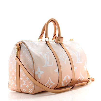Louis Vuitton Monogram Giant By The Pool Keepall Bandouliere 45 Brume 4 of 22