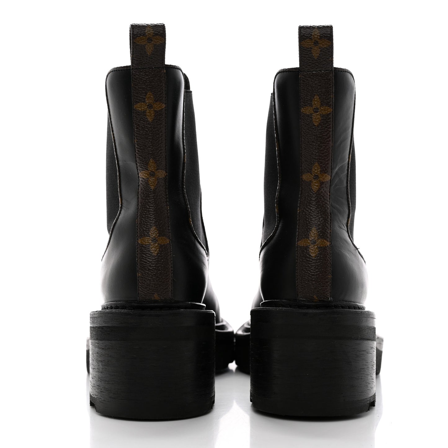 Calfskin Monogram Beaubourg Ankle Boots 37 Black
