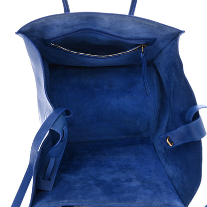 Celine Supple Calfskin Medium Phantom Luggage Royal Blue 5 of 18