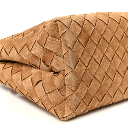 Bottega Veneta Suede Intrecciato Small Andiamo Shoulder Bag Amber 9 of 10