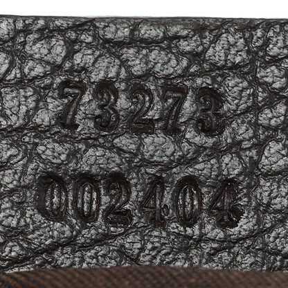 Gucci Crystal Monogram Cosmetic Pouch Dark Brown 7 of 9