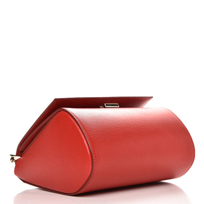 Givenchy Textured Calfskin Mini Pandora Box Chain Crossbody Bag Medium Red 4 of 9