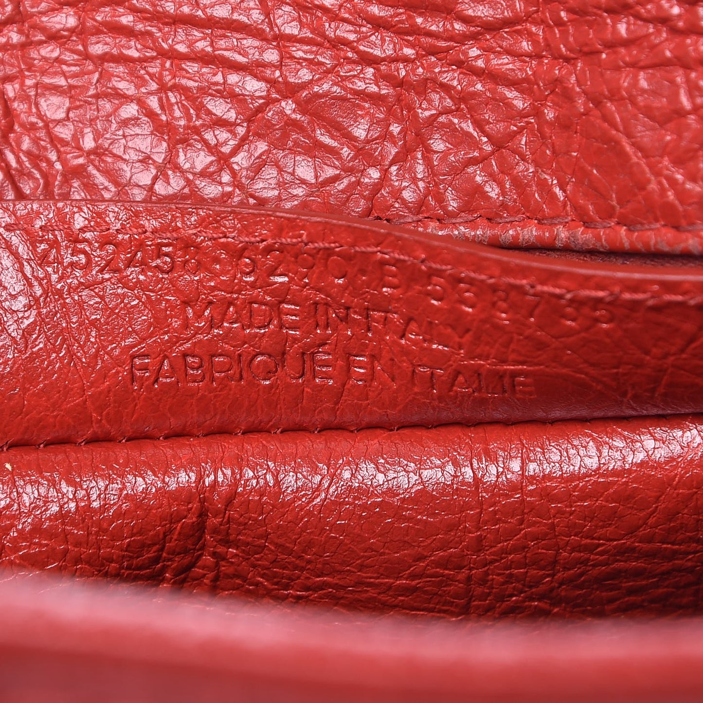 Agneau XS Bazar Shopper Tote Rouge Groseille