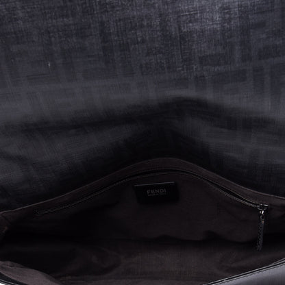 Fendi Zucca Spalmati Messenger Black 4 of 9