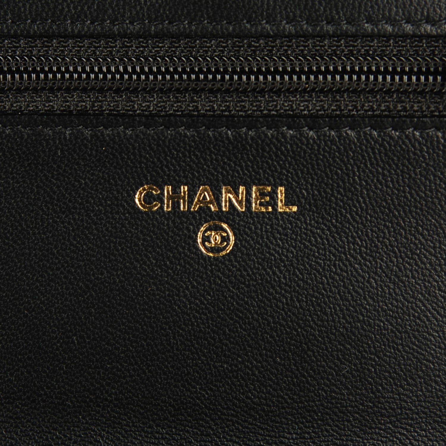 Chanel Lambskin Quilted Wallet On Chain WOC Black 6 of 9
