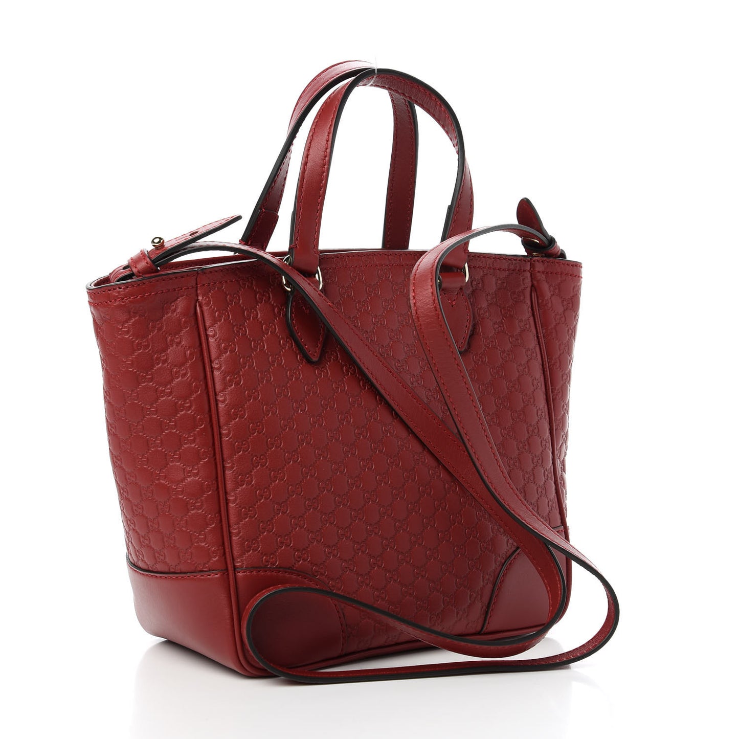 Microguccissima Small Bree Tote Red