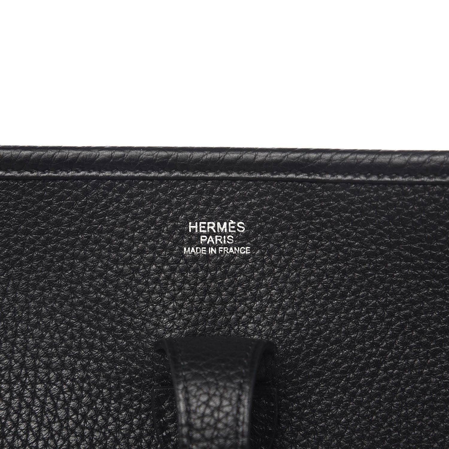 Hermes Taurillon Clemence Evelyne III PM Black 6 of 9