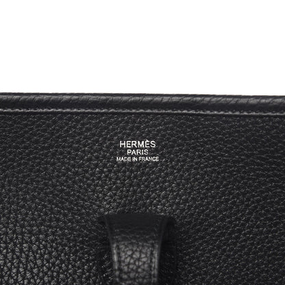 Hermes Taurillon Clemence Evelyne III PM Black 6 of 9