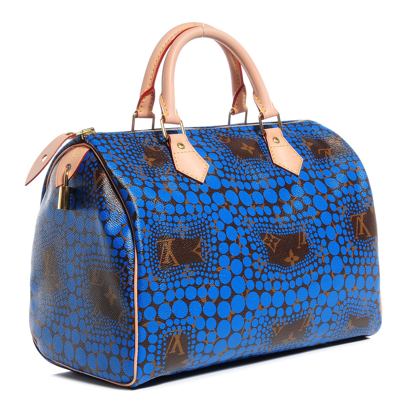 Monogram Kusama Town Speedy 30 Blue