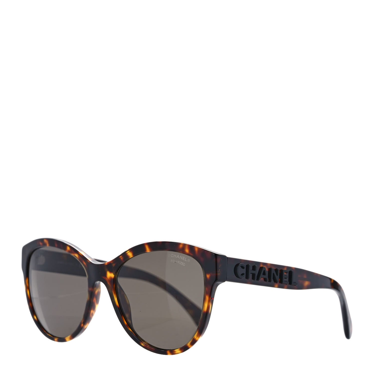 Chanel Acetate Pantos Logo Sunglasses 5458 Tortoise Brown 1 of 9