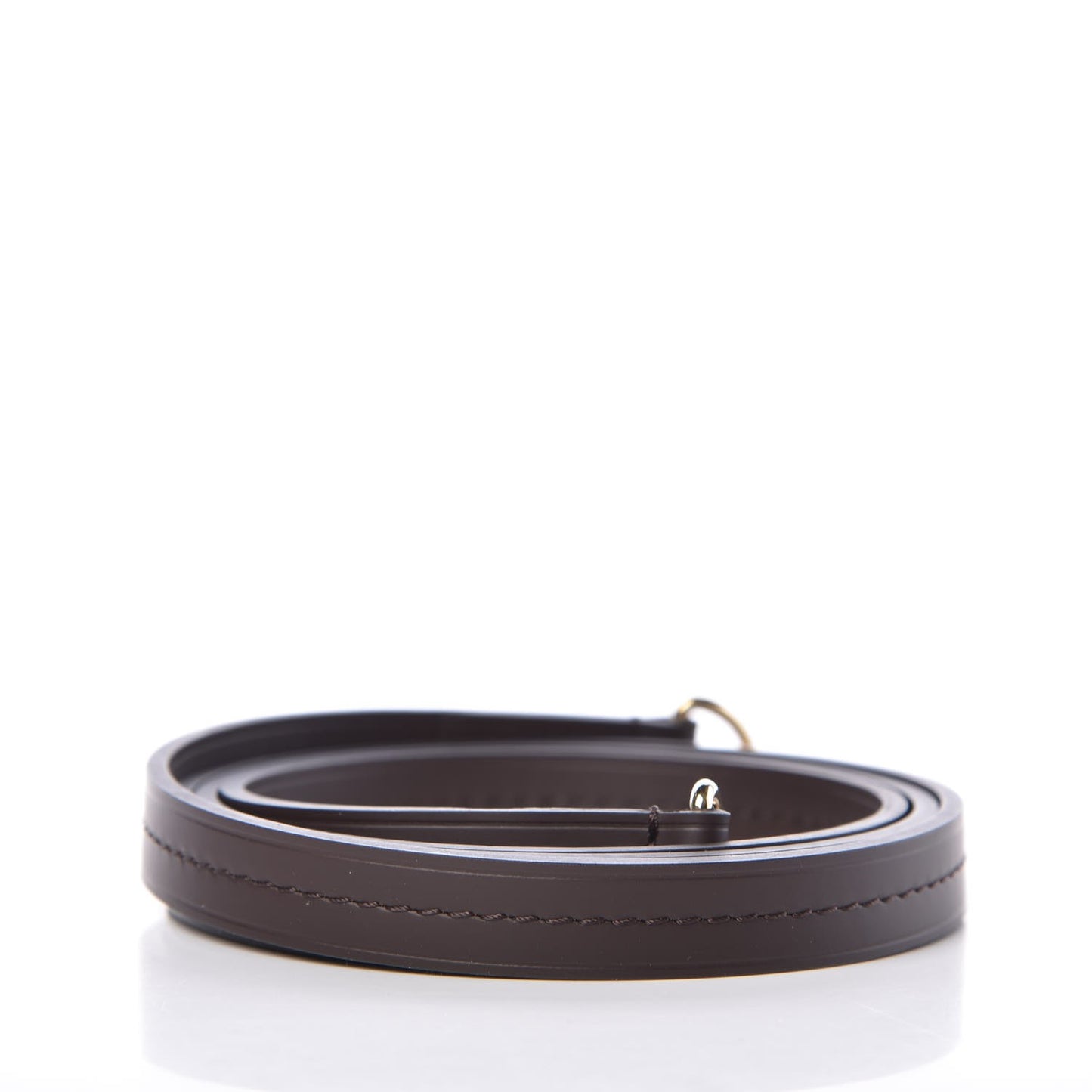 Calfskin Croisette Shoulder Strap Brown