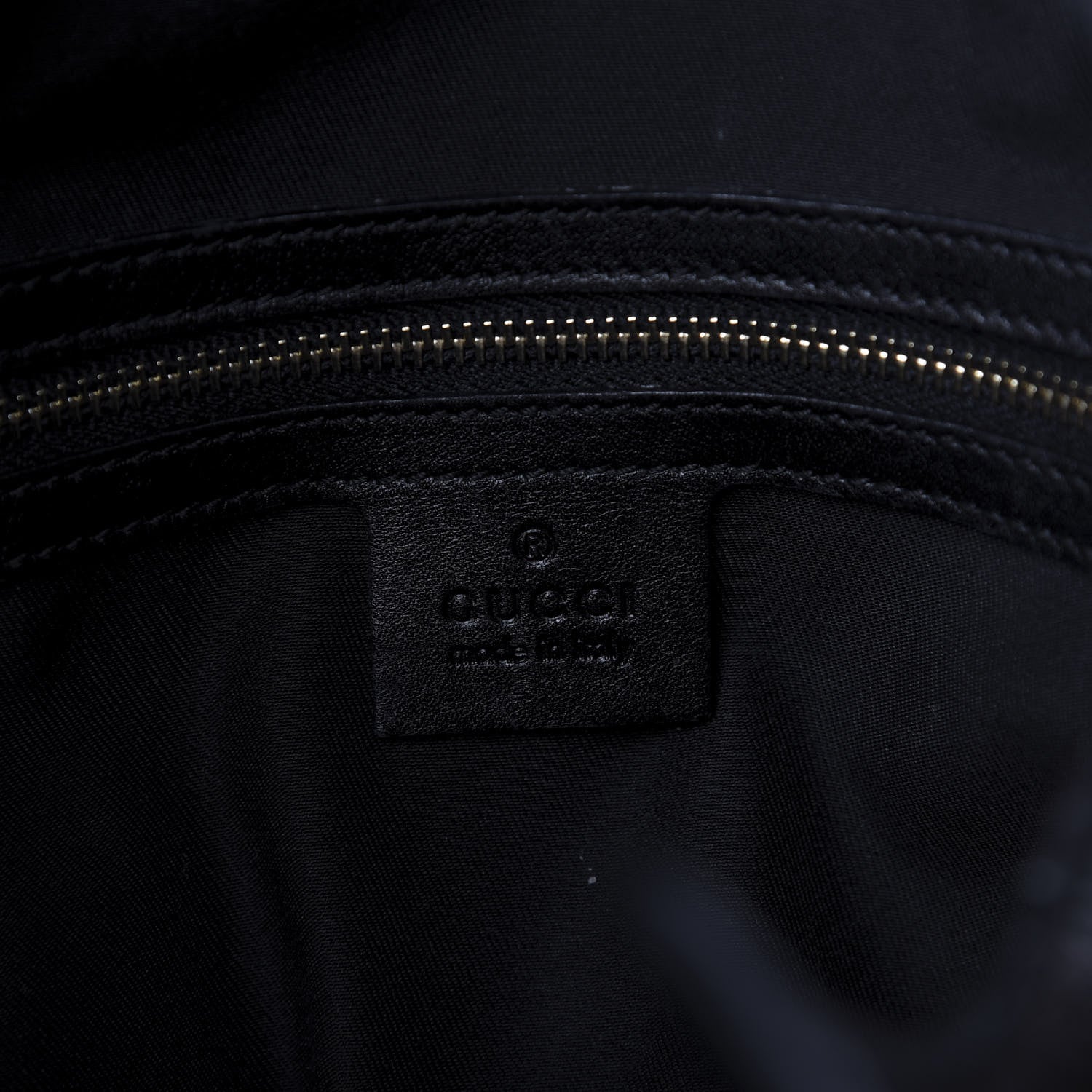 Gucci Monogram Medium Indy Top Handle Hobo Black 9 of 12