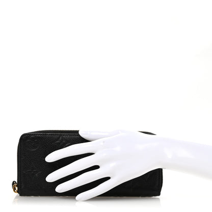 Louis Vuitton Empreinte Clemence Wallet Black 2 of 10