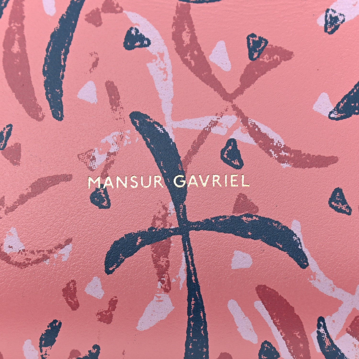 Mansur Gavriel X MARC CAMILLE CHAIMOWICZ Calfskin Mini Bucket Bag Pink Blue 6 of 11