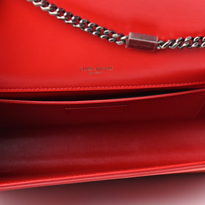 Saint Laurent Suede Star Medium Classic Monogram Kate Satchel Berry Red 4 of 4