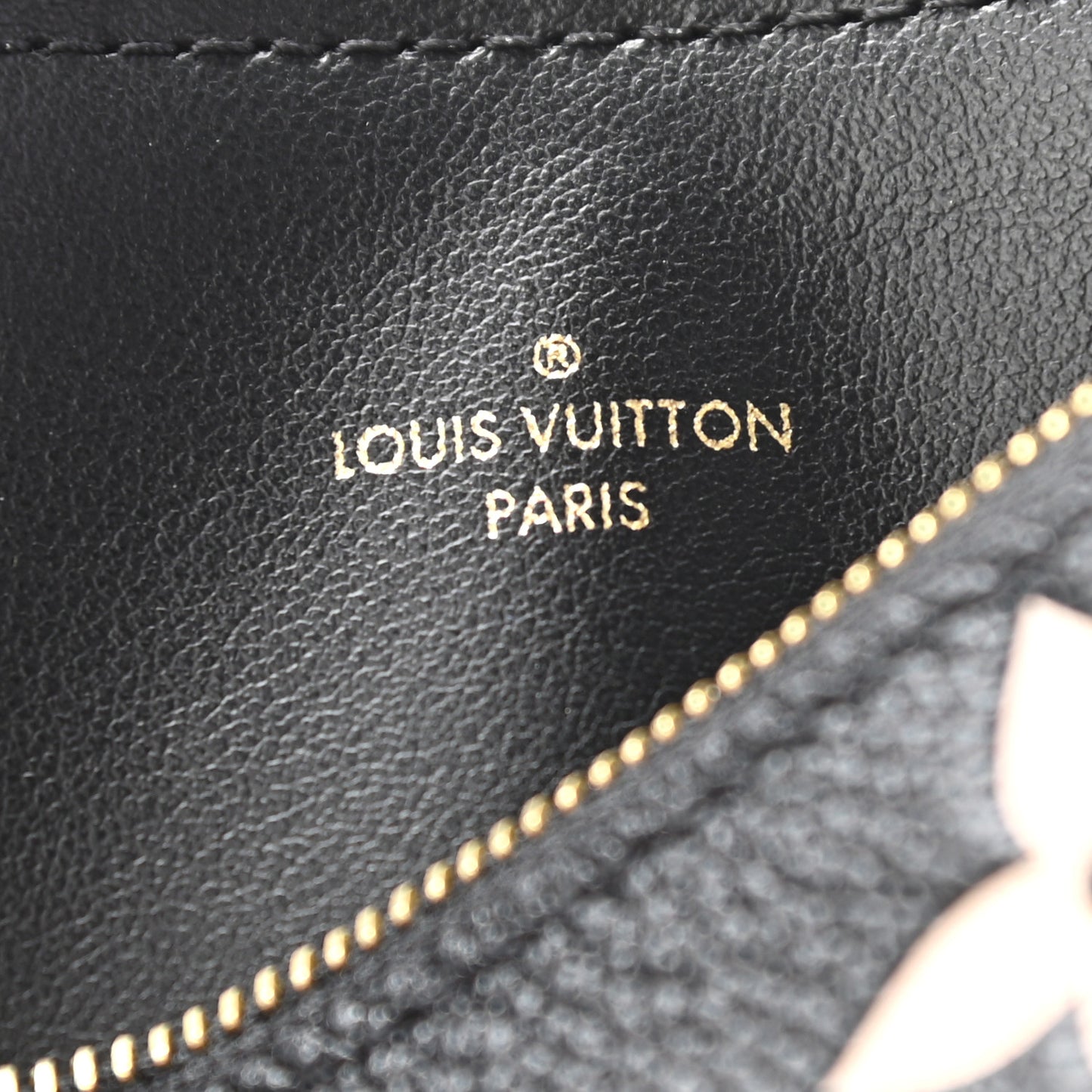 Empreinte Monogram Giant Pochette Felicie Zippered Insert Black
