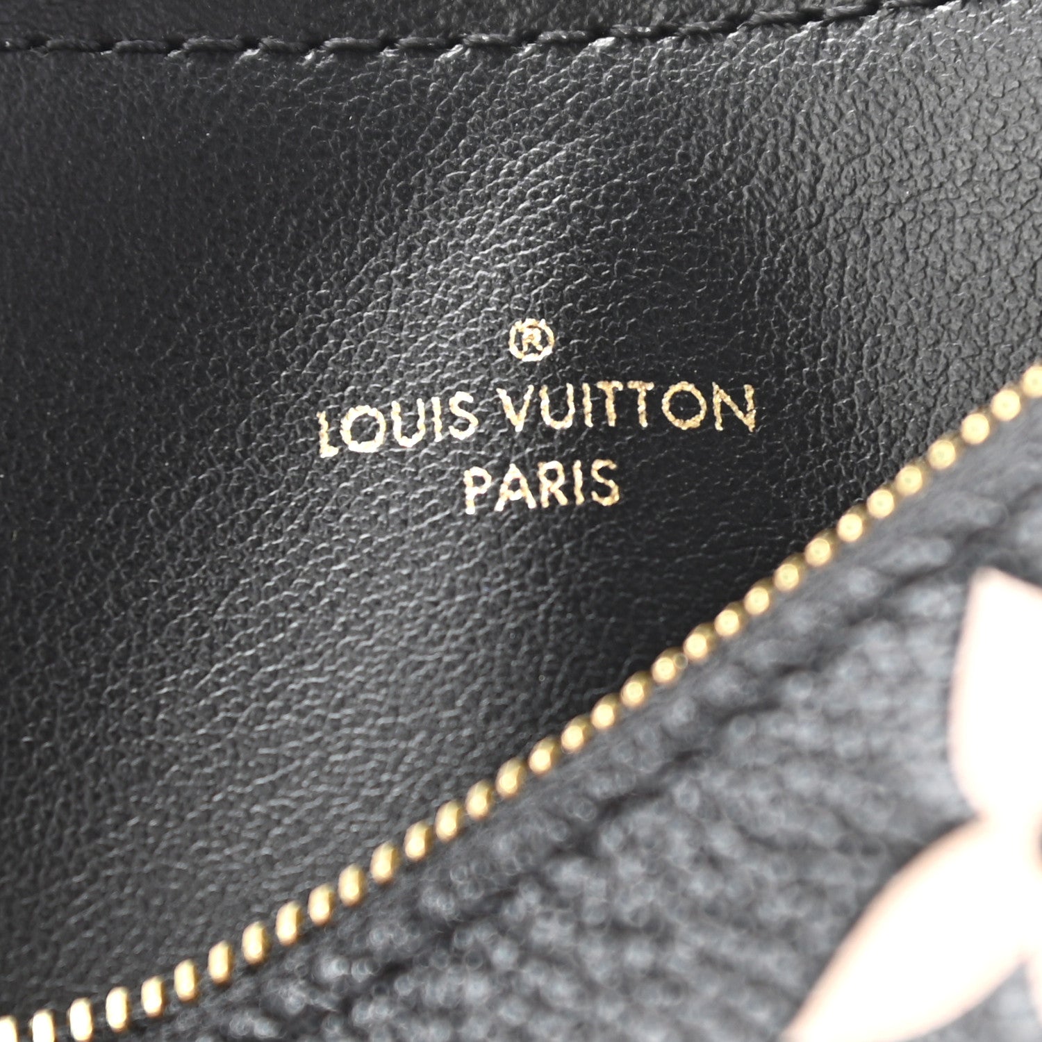 Louis Vuitton Empreinte Monogram Giant Pochette Felicie Zippered Insert Black 6 of 6