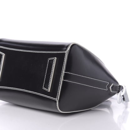 Givenchy Calfskin Contrast Topstitch Small Antigona Black White 8 of 14