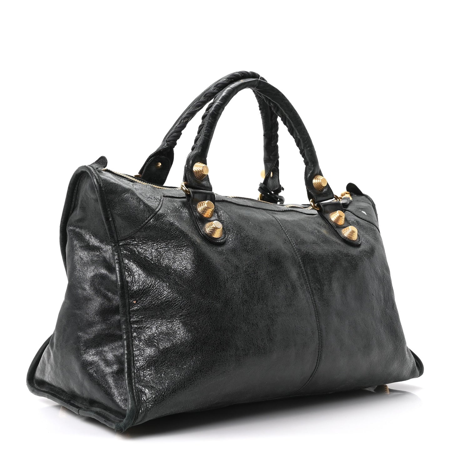 Agneau Giant 21 Gold Hardware Work Black