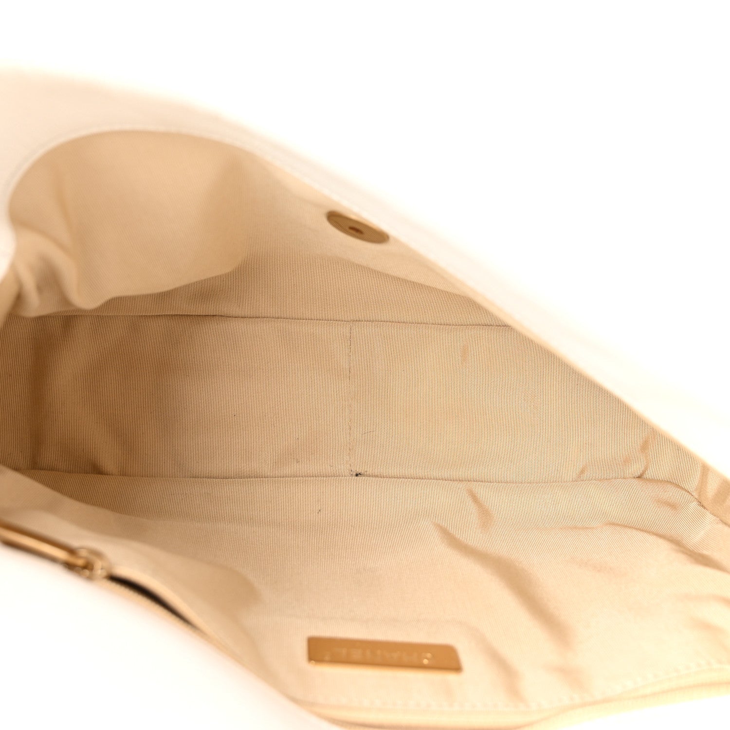 Chanel Goatskin Quilted Large Chanel 19 Flap White 5 of 10
