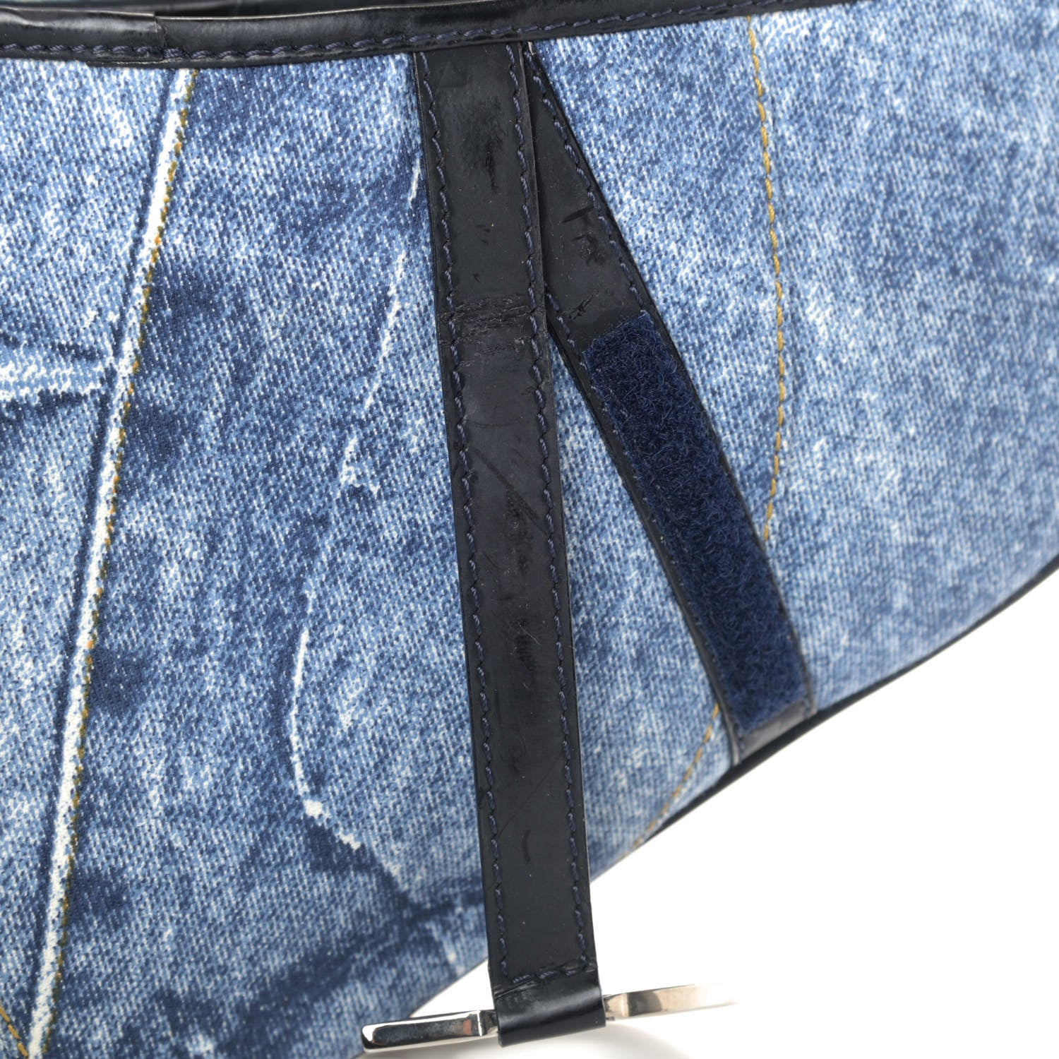 Christian Dior Denim Miss Diorella Saddle Bag 6 of 8