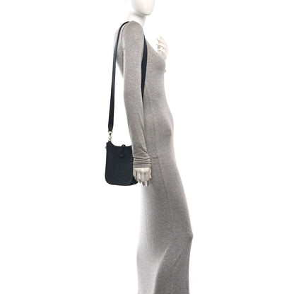 Hermes Taurillon Clemence Evelyne TPM Gris Misty 2 of 11