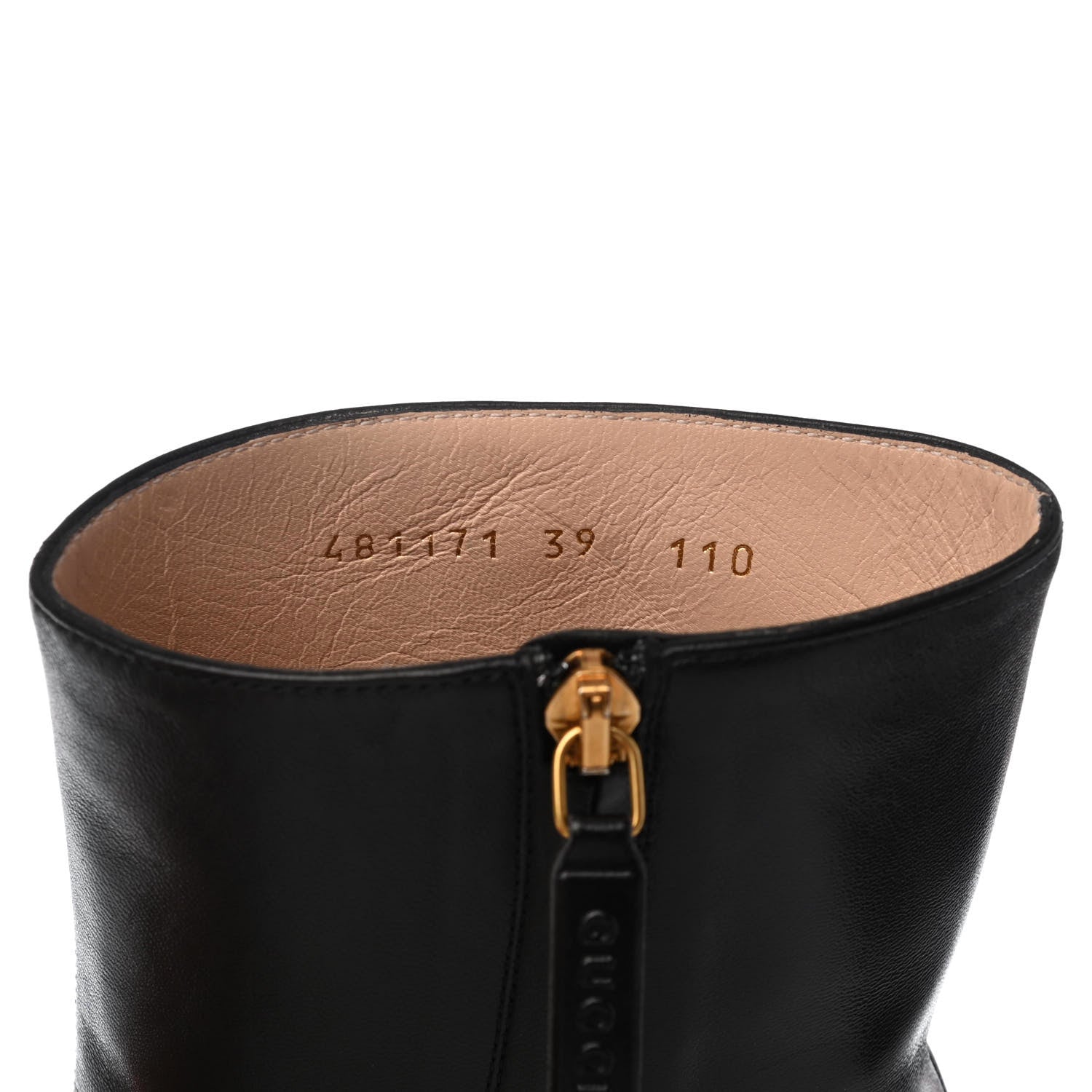 Gucci Nappa Removable Bow Candy Ankle Boots 39 Black 9 of 10