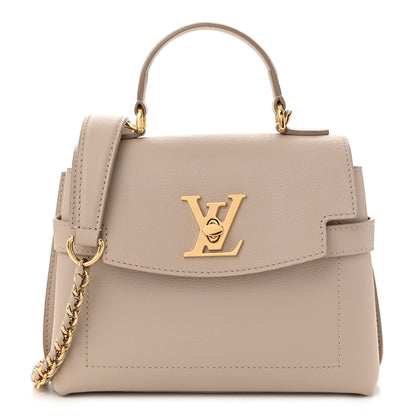 Louis Vuitton Soft Calfskin Mini Lockme Ever Greige 1 of 9