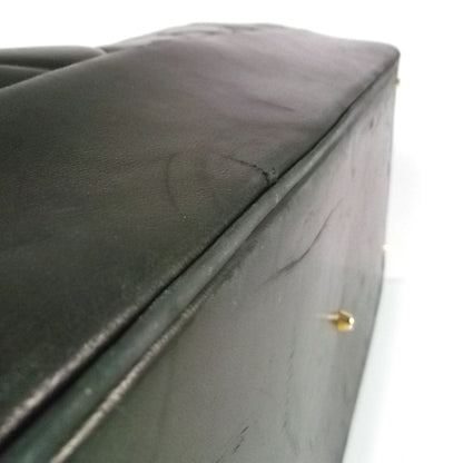 Chanel Lambskin Quilted Luggage Bag Black 9 of 10