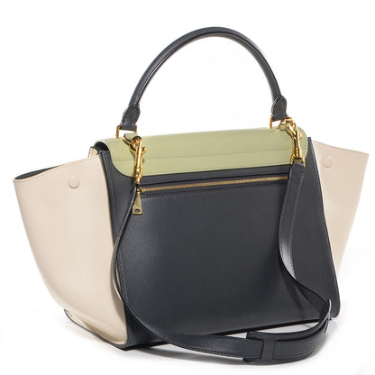 Celine Smooth Calfskin Medium Tri-Color Trapeze Pistachio 3 of 9
