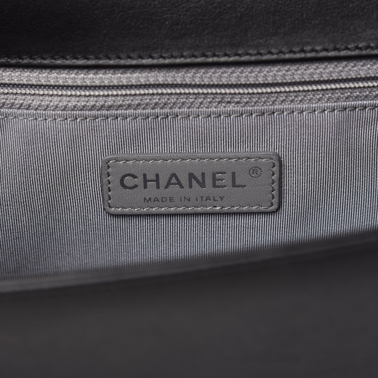 Chanel Metallic Calfskin Quilted New Medium Boy Flap Black 8 of 11