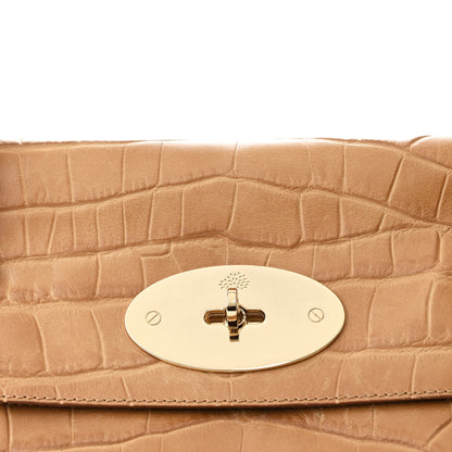Mulberry Crocodile Embossed Calfskin East West Bayswater Teak 8 of 13