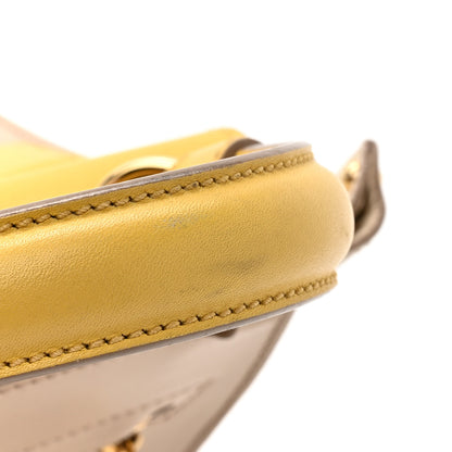 Salvatore Ferragamo Calfskin Sofia Shoulder Bag Beige Multicolor 15 of 15