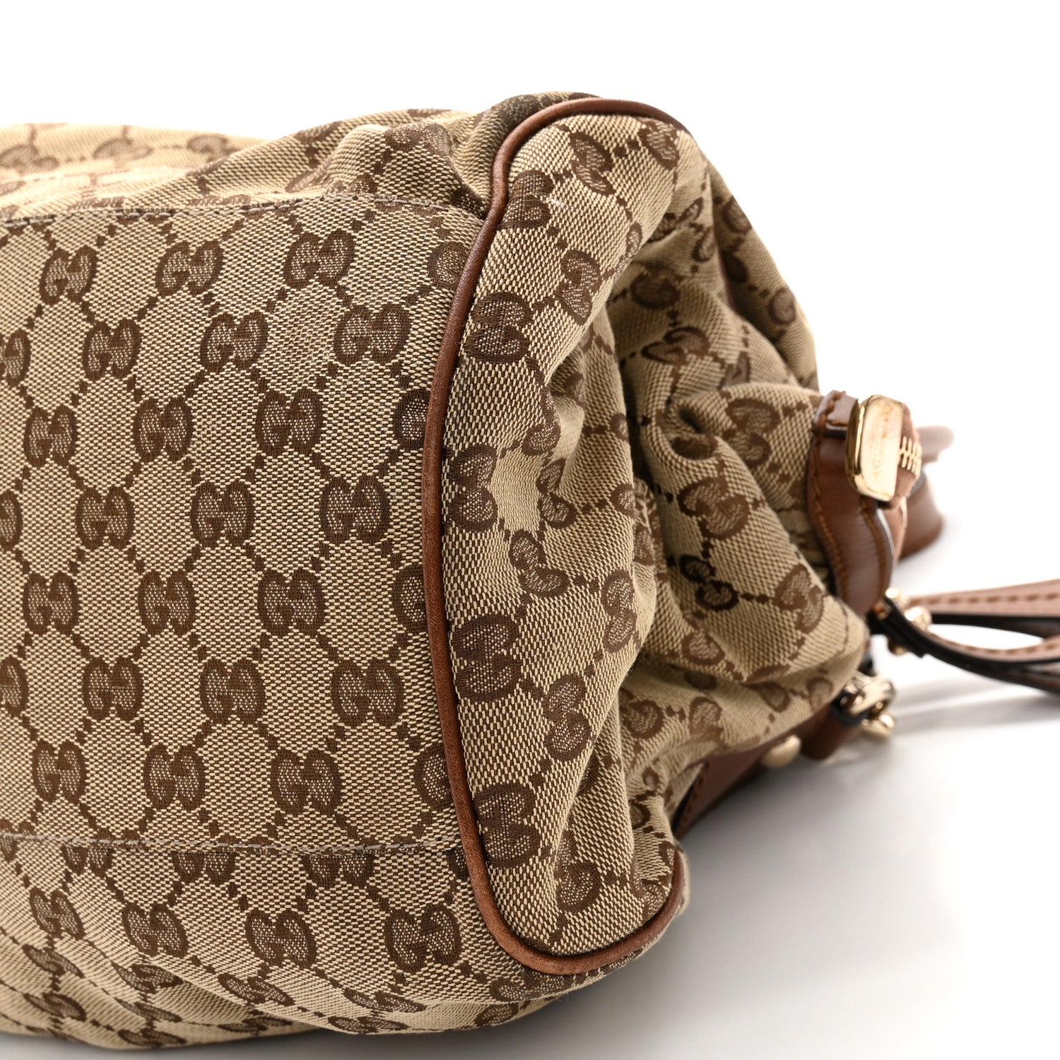Gucci Monogram Medium Sukey Boston Brown 10 of 11